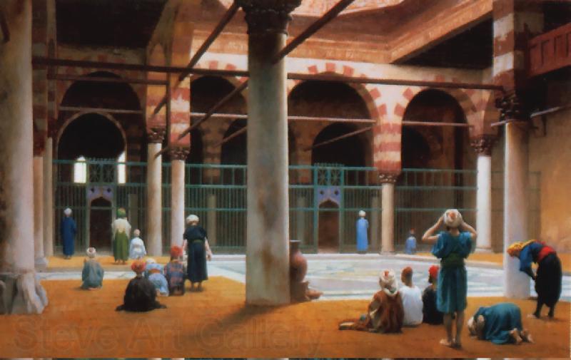 Jean Leon Gerome Interior of a Mosque  7 Norge oil painting art